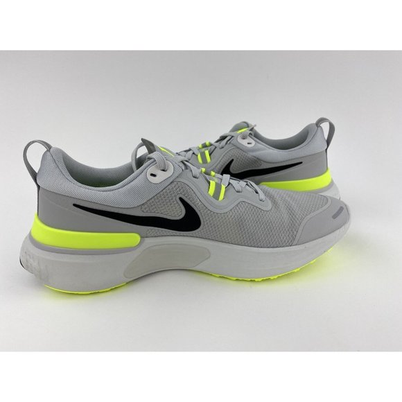 NEW Nike React Miller Grey Neon Green Men's Running Shoes Sneakers Yellow - Picture 12 of 12